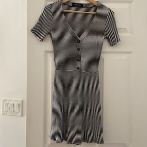 Reformation striped cotton dress